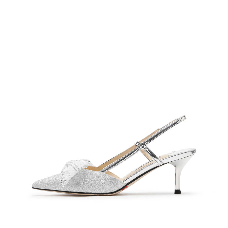 Staccato Afterglow Butterfly Artificial Leather High Heels Women's