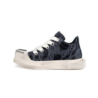 ANCIENT FOSSIL Low top Skateboard Shoes Unisex Black