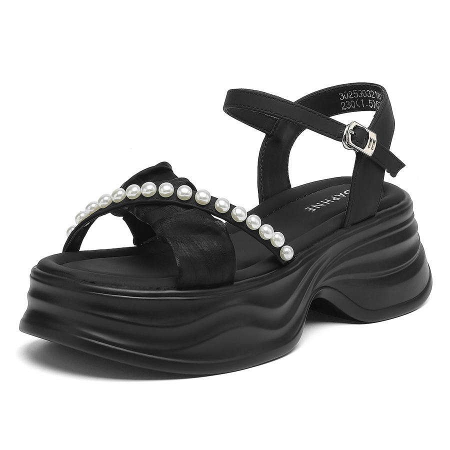DAPHNE DAPHNE Synthetic Leather One Strap Sandals Women's
