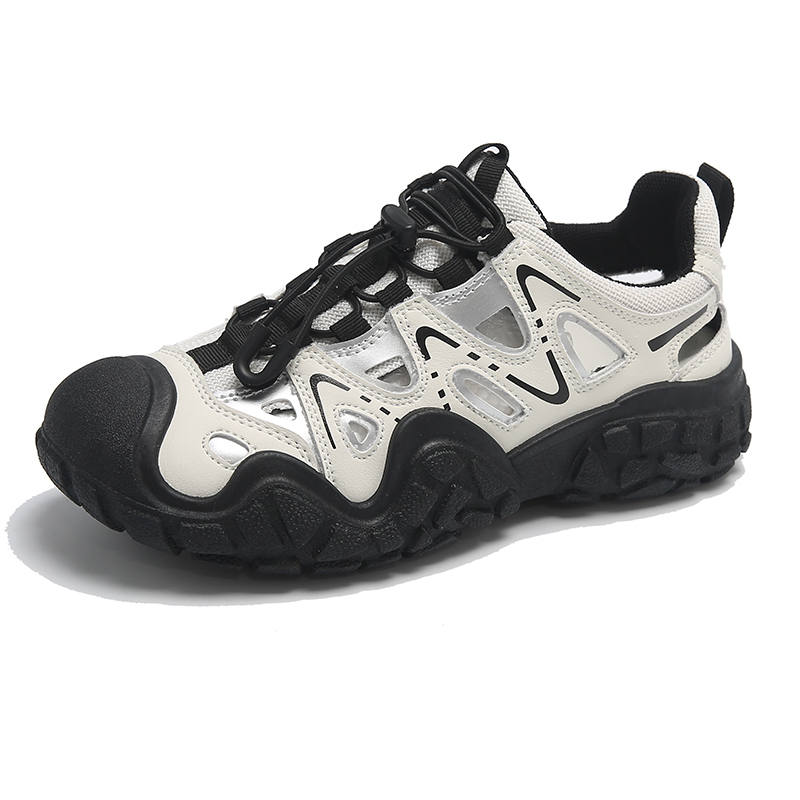 DAOTUSEN Synthetic Leather Slip Resistant And Breathable Slip Resistant And Breathable River Trekking Shoes Women's