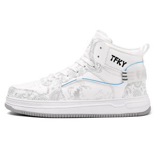 TFKY Pu High top Skateboard Shoes Men's
