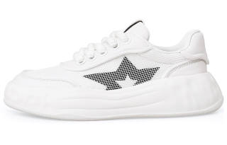 BOSSSUNWEN Whirlwind Ice Cream Top Grain Cow Leather Cushioning Lightweight Cushioning Lightweight Low top