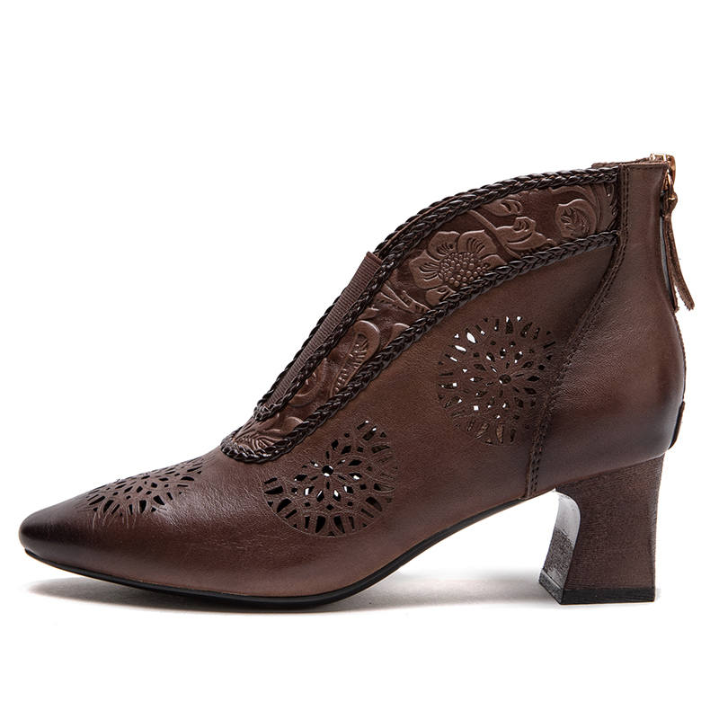 JIEZHOU Ankle Boots 5.5cm Women's
