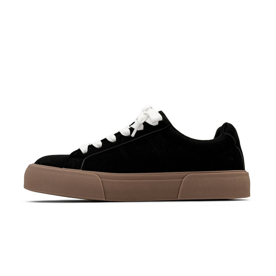 Mengsai Cushioning Low top Canvas Shoes Men's Black