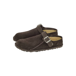 MEIYANG Rubber Sole Abrasion Resistant Closed Toe Slippers Women's Dark Brown