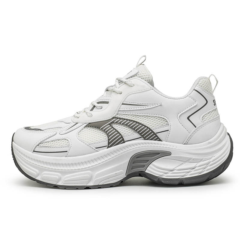 GONGNIUMEILI Pu Slip Resistant Slip Resistant Low top Chunky Sneakers Men's