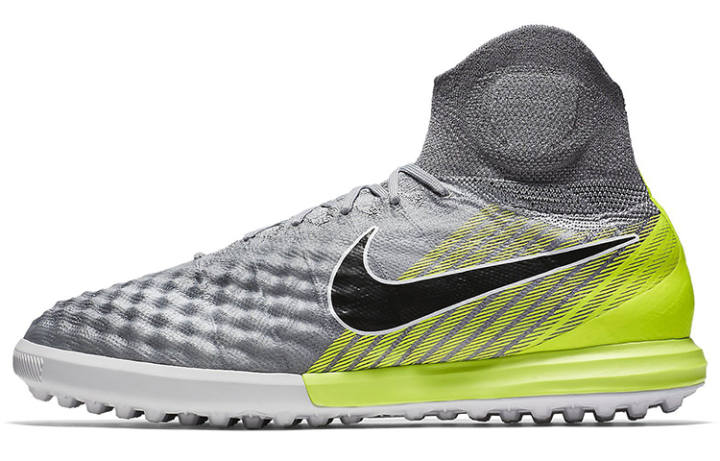 Nike Nike MagistaX Proximo II Soccer Shoes Men's High Top Gray/Green