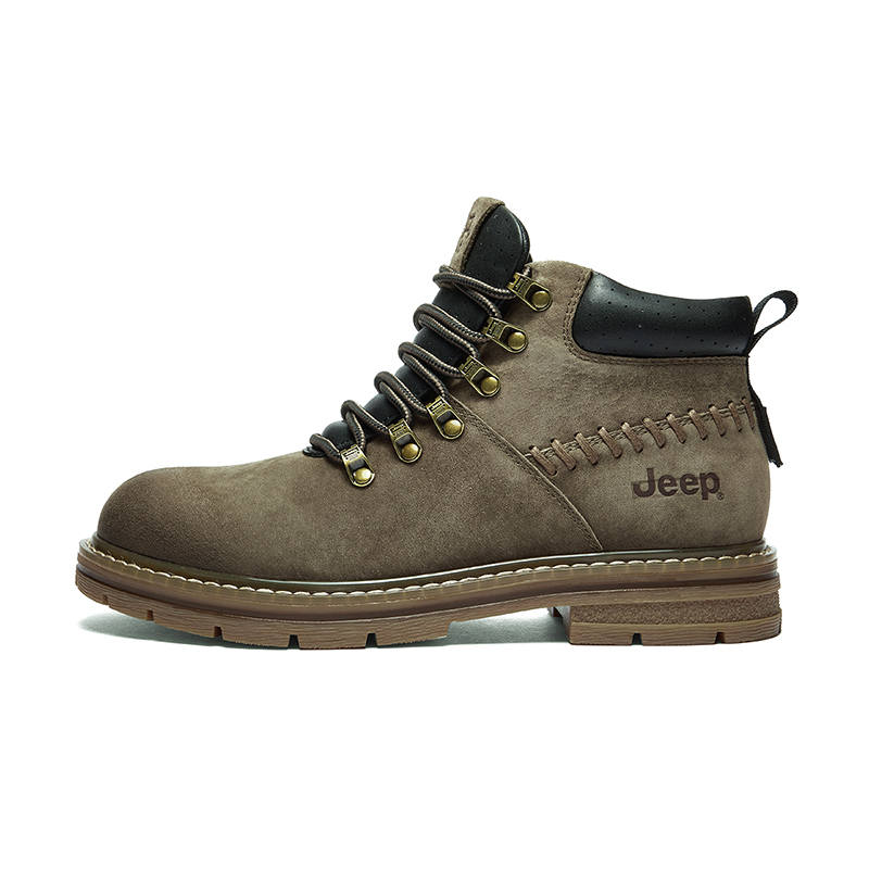 Jeep Jeep Crew Combat Boots Men's Khaki