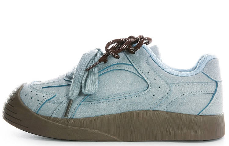 WENPU Microfiber Leather Abrasion Resistant, Lightweight, And Breathable Low top Skateboard Shoes Women's