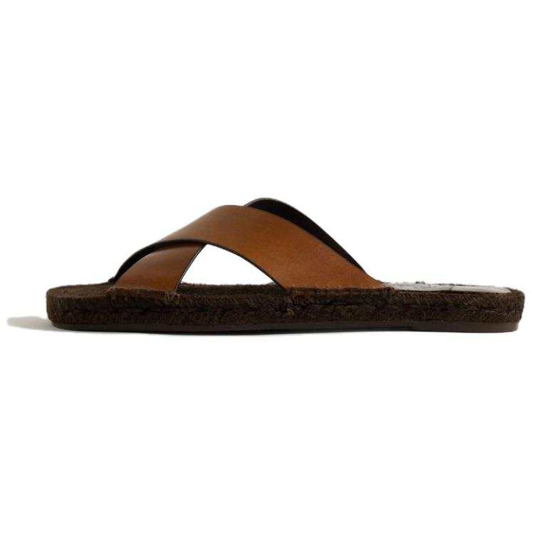 Castañer Abrasion Resistant Slide Slippers Men's Brown