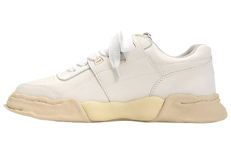 MIHARA YASUHIRO Maison MIHARA YASUHIRO Parker OG Sole PF Leather Low-Top Sneaker White