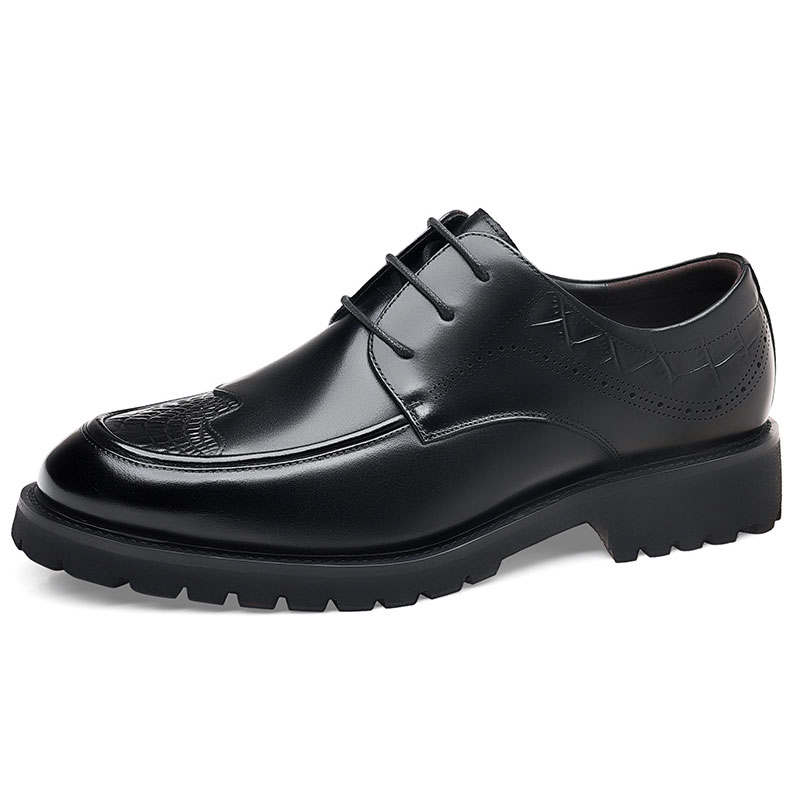 KAQIAODI Casual Leather Shoes Men's Low Top