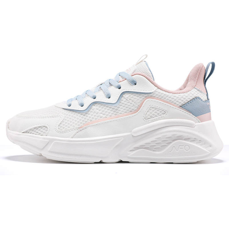 361° Slip Resistant, Abrasion Resistant, Breathable Low top Casual Shoes Women's White Pink