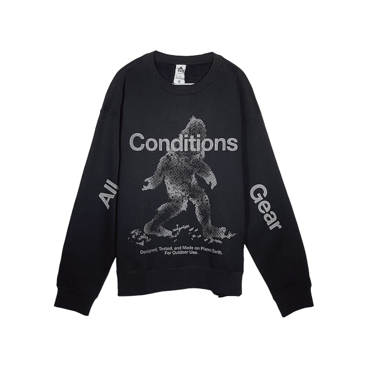 Nike Nike Sweatshirts Men's Black Crew Neck Moderate