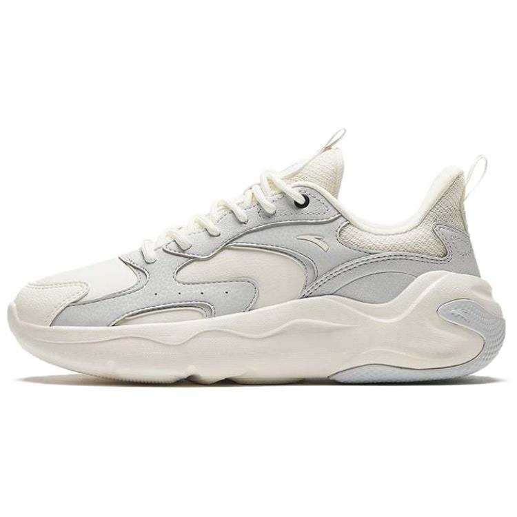 Anta Cushioning, Wear Resistant Low top Casual Shoes Women's White Blue
