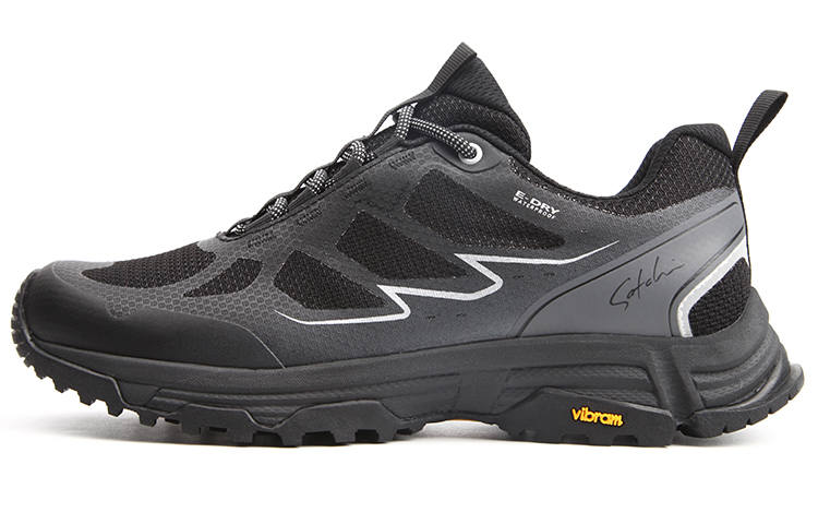 Satchi Cow Leather Breathable And Slip Resistant Low top Sports Casual Shoes Women's Black