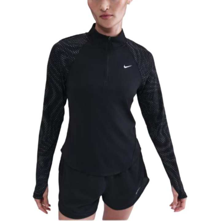 Nike Nike Dri Fit T Shirts Women's Black Stand Collar