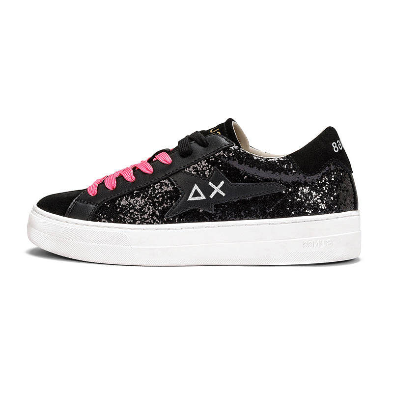 SUN68 Top Grain Cow Leather Slip Resistant Abrasion Resistant Skateboard Shoes Women's
