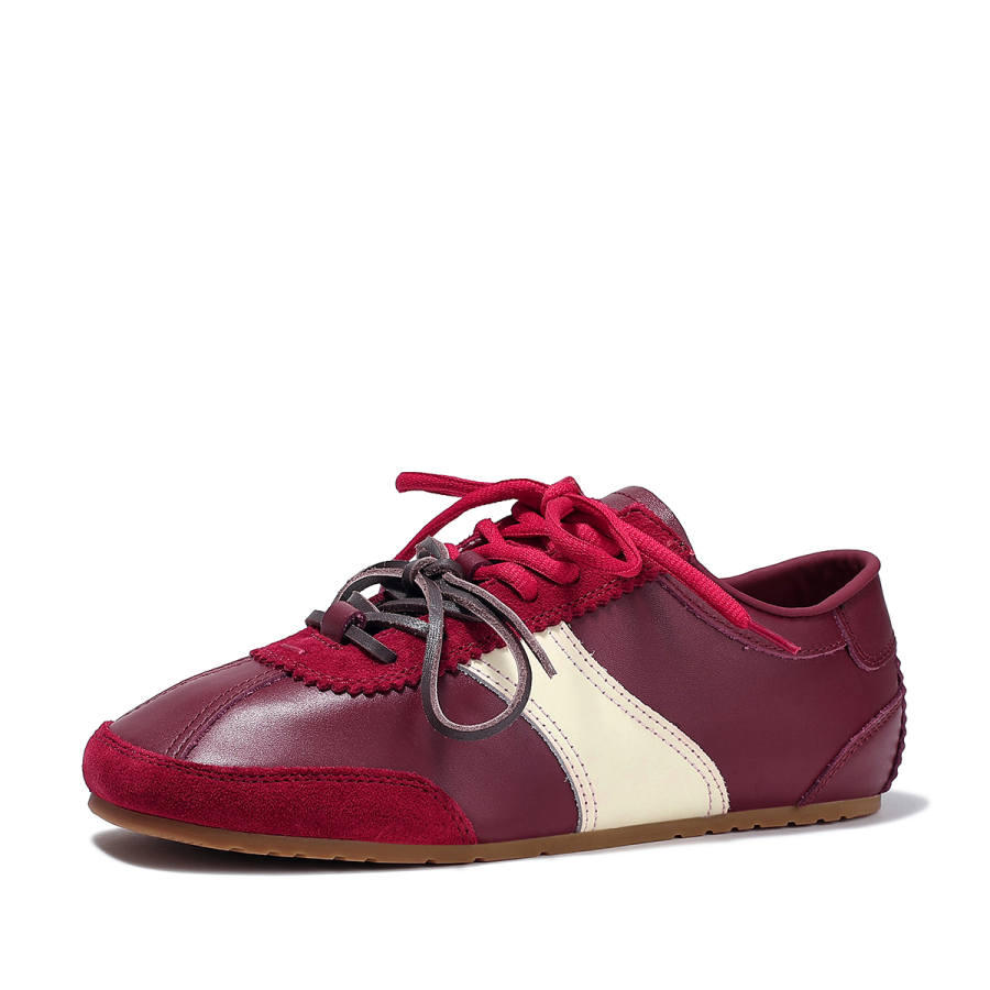BELLALILY Top Grain Cow Leather Abrasion Resistant Low top Casual Shoes Women's