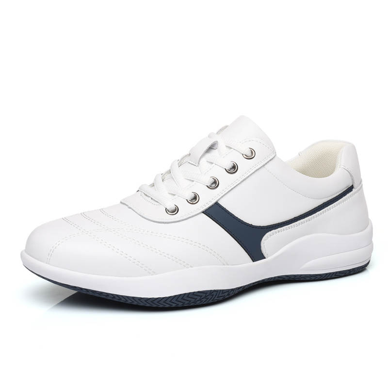 YIMINU Cow Leather Cushioning Coverage Cushioning Coverage Low top Casual Shoes Men's