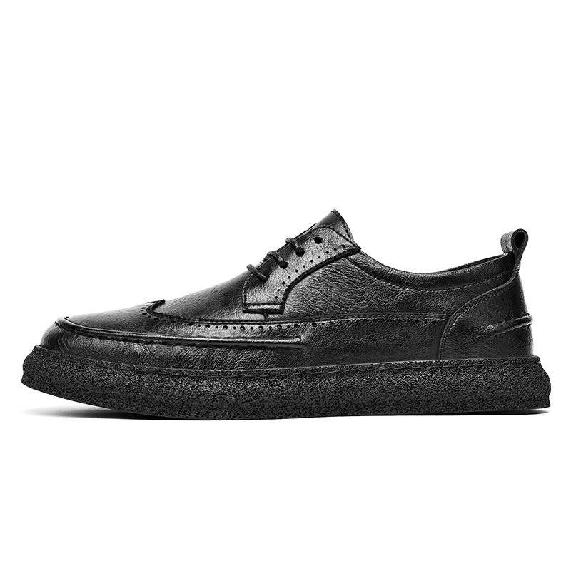 Rich Birds Microfiber Leather Casual Shoes Men's Black