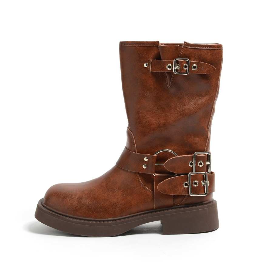 STEVE MADDEN Pu Ankle Boots 4cm Women's