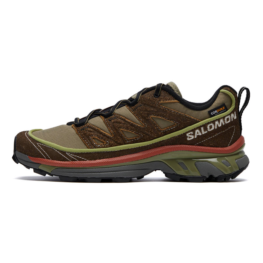 SALOMON XT 6 Cushioning Coverage Support Abrasion Resistant Running Shoes Unisex Green Brown
