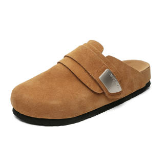 MPZY Closed Toe Slippers Unisex Chestnut