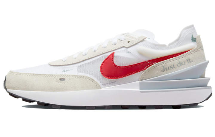 Nike Nike Waffle One White Noble Green Metallic Silver University Red