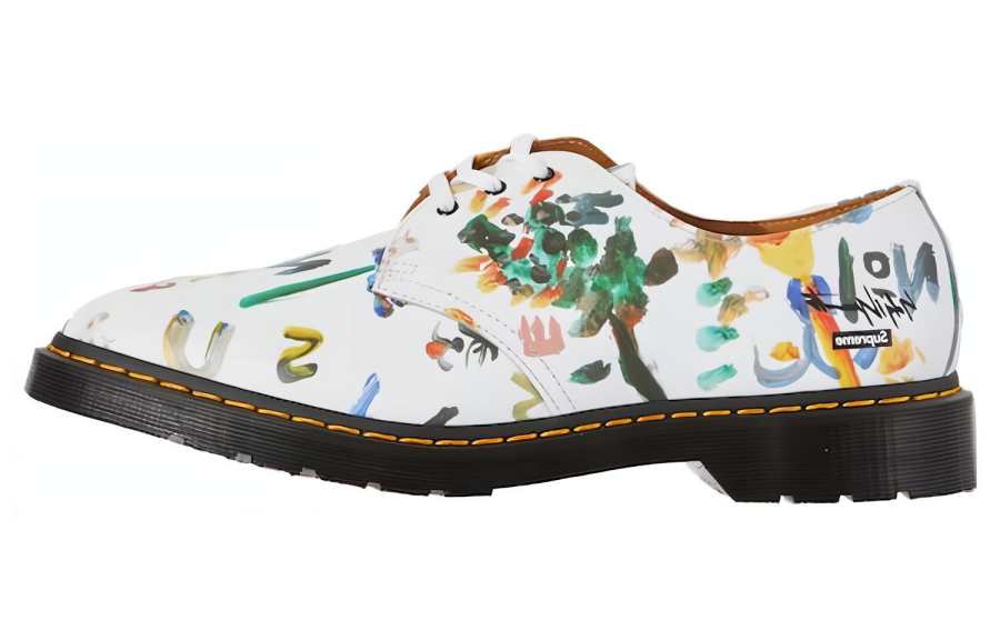 Dr.Martens 1461 Supreme x Yohji Yamamoto x 1461 Dr.Martens 'Brushstroke - White'