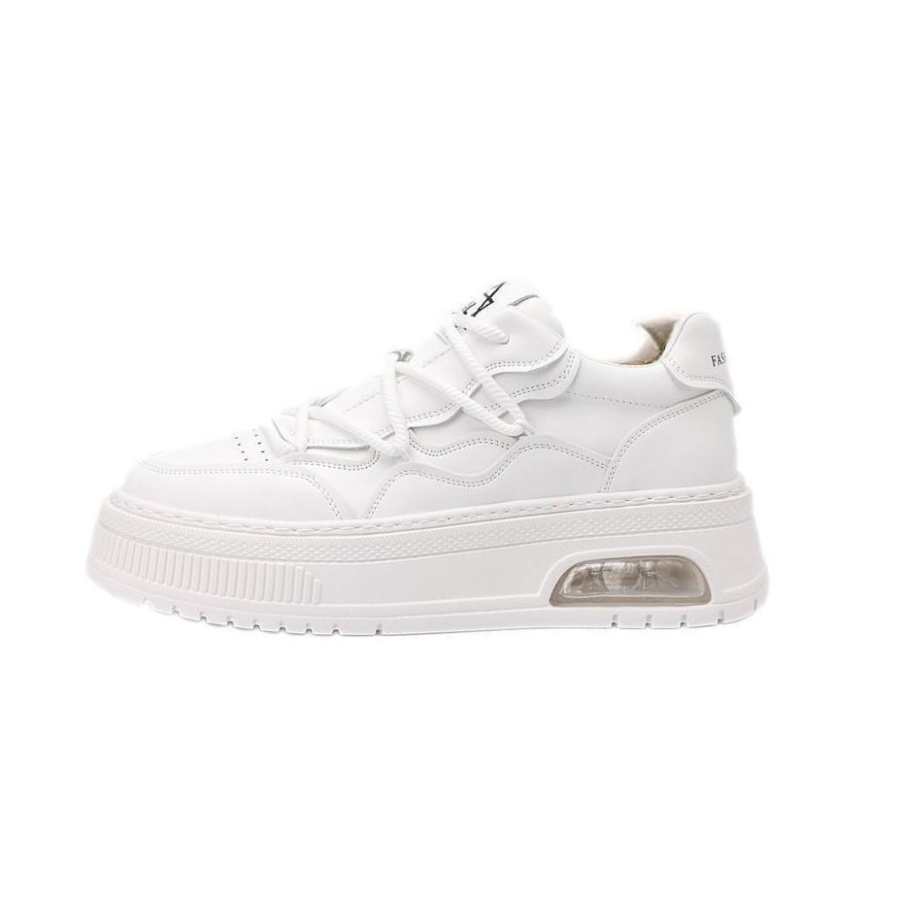 ZUOSAISI Abrasion Resistant Breathable Low top Casual Shoes Men's White