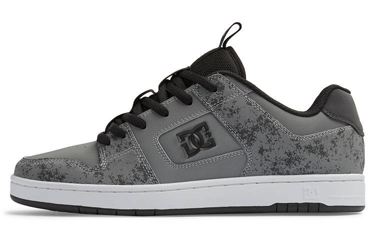 DCSHOES DC Shoes Canvas Slip Resistant Cushioning Abrasion Resistant Low top Skateboard Shoes Unisex Dark Gray