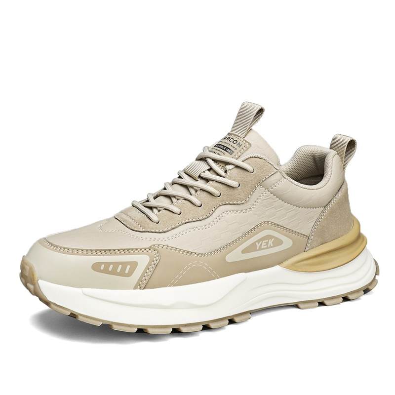YEARCON Synthetic Leather Slip Resistant Slip Resistant Low top Casual Shoes Men's