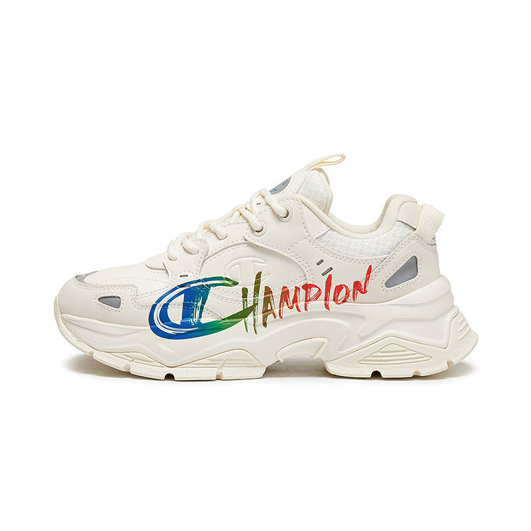 Champion Low top Chunky Sneakers Women's Milk White/Caesar Blue