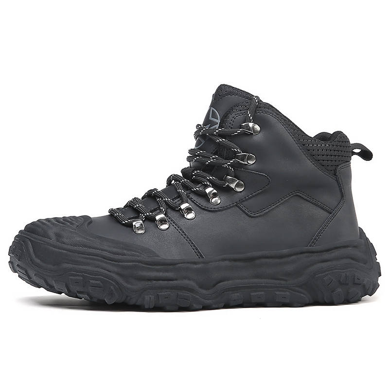 KACHILANG Cow Split Leather Abrasion Resistant Outdoor Boots Men's