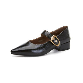YOUYUSHI Chunky Heel Mary Jane Shoes Women's