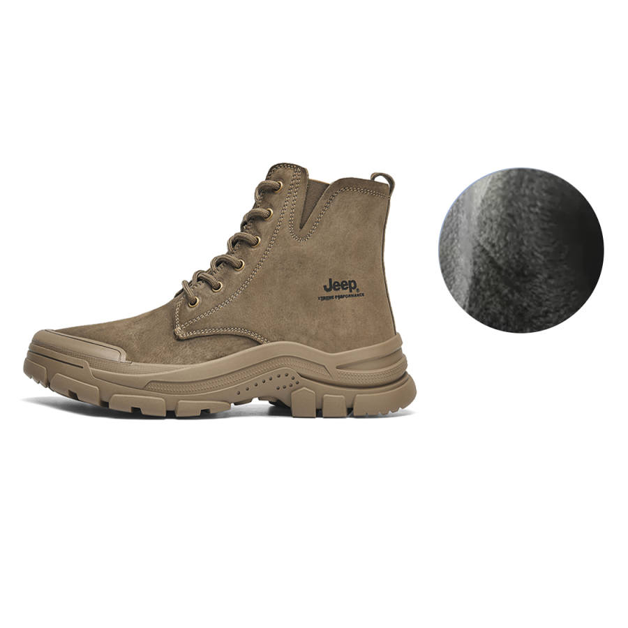 Jeep Jeep Short Combat Boots Men's Khaki