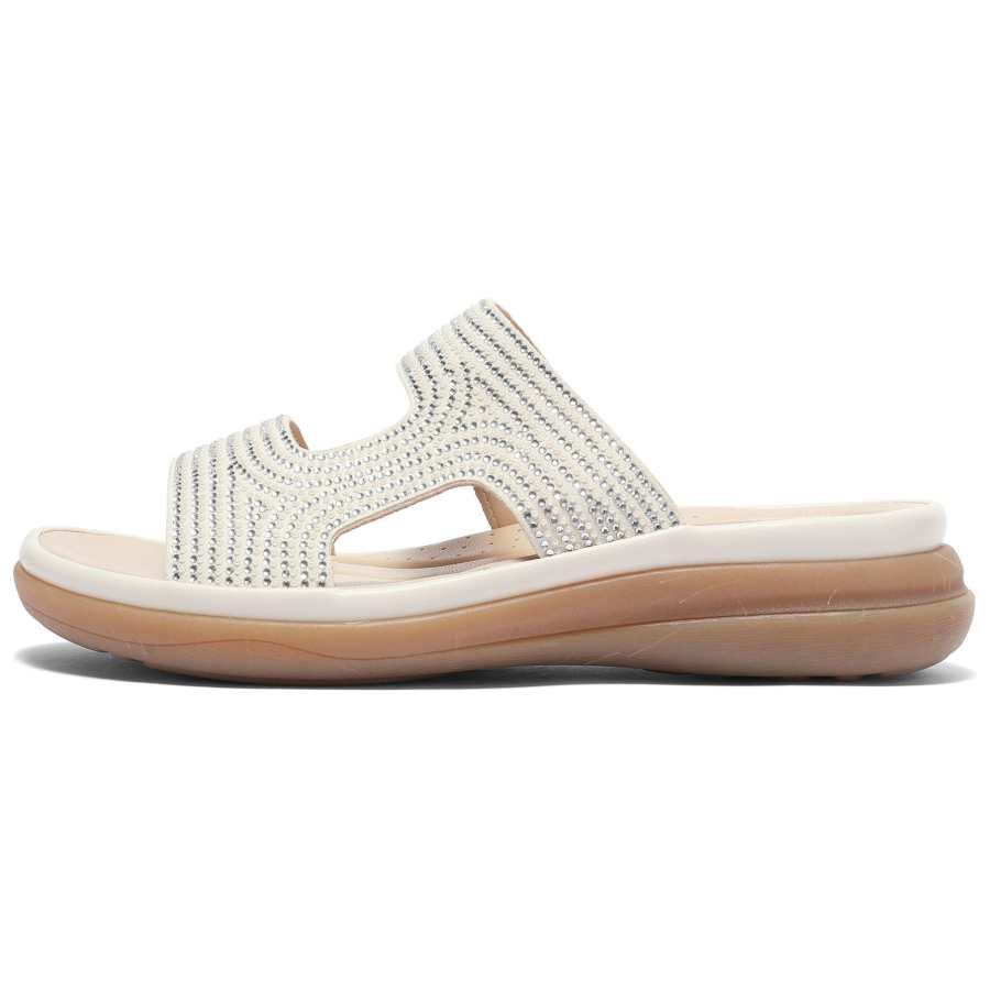Senda Slide Slippers Women's Ecru/Apricot