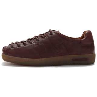 UNO FLATU Gravity Collection Cow Leather Low top Skateboard Shoes Women's Brown Red