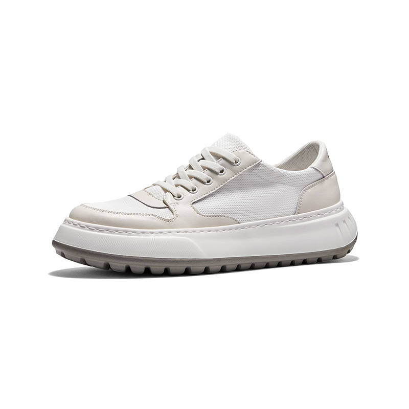 Hautton Jeans Stylish Skateboarding Shoes Men's White