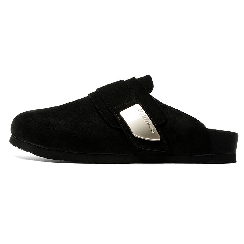 MPZY Abrasion Resistant Abrasion Resistant Closed Toe Slippers Unisex Black