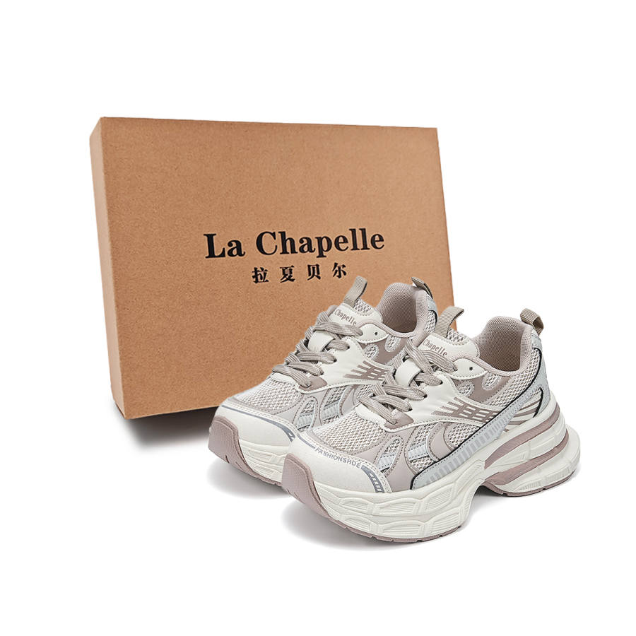 La Chapelle Low Top Chunky Sneakers Women's Pink