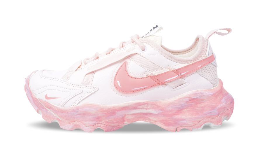 Nike Nike TC 7900 Slip Resistant Abrasion Resistant Low top Casual Shoes Women's Pink White
