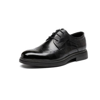 DAGUANGUIREN Dress Shoes Unisex High Top Black