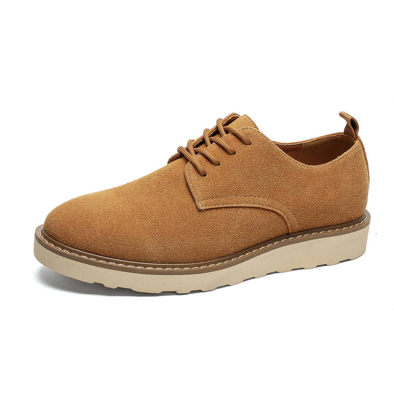 WEISHIBANGWEI Cow Suede Casual Shoes Men's