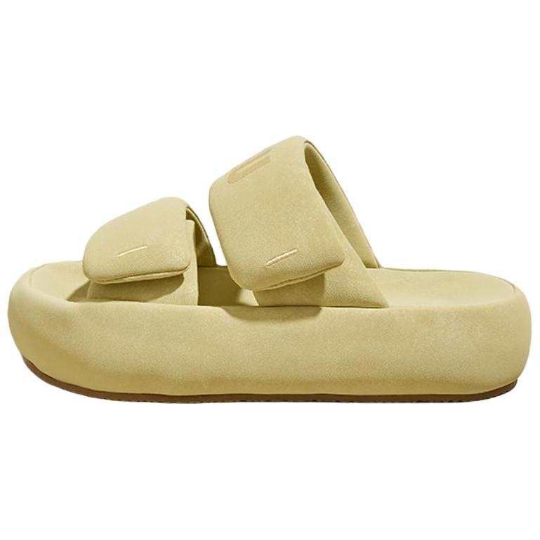 QINGZHUHU Rubber Quiet, Odor Resistant, Abrasion Resistant Slide Slippers Women's