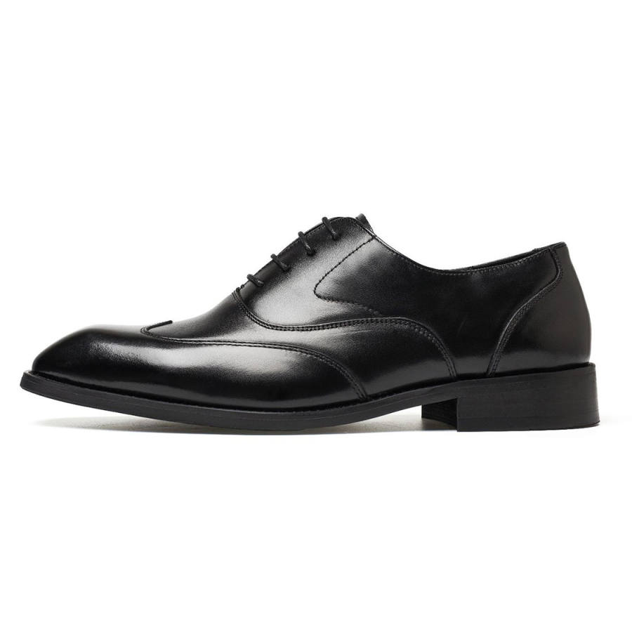 HUITE Dress Shoes Men's Low Top Black