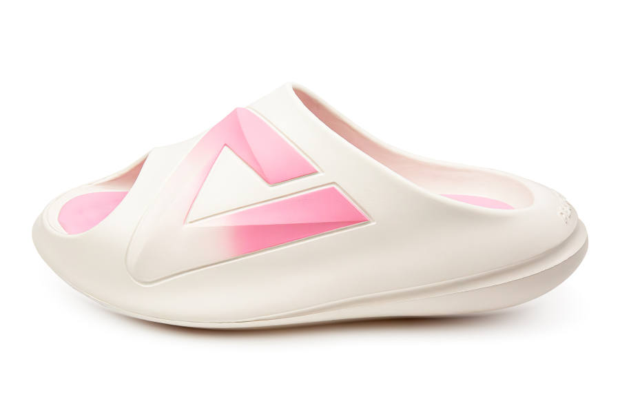 PEAK Taichi Chubby Slippers Sports Slippers Men's Ecru Cherry Blossom Pink