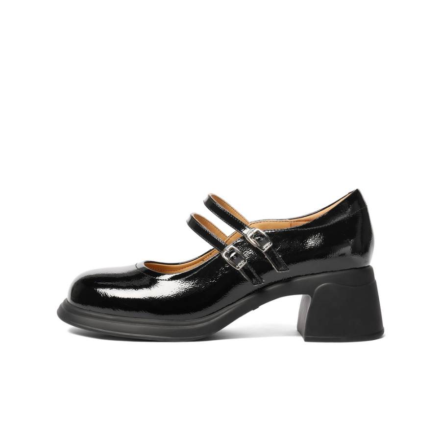 BELLE Cow Leather Mary Jane Shoes Women's