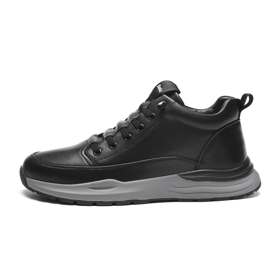 SOBB Synthetic Leather Low top Skateboard Shoes 3.3cm Men's Black